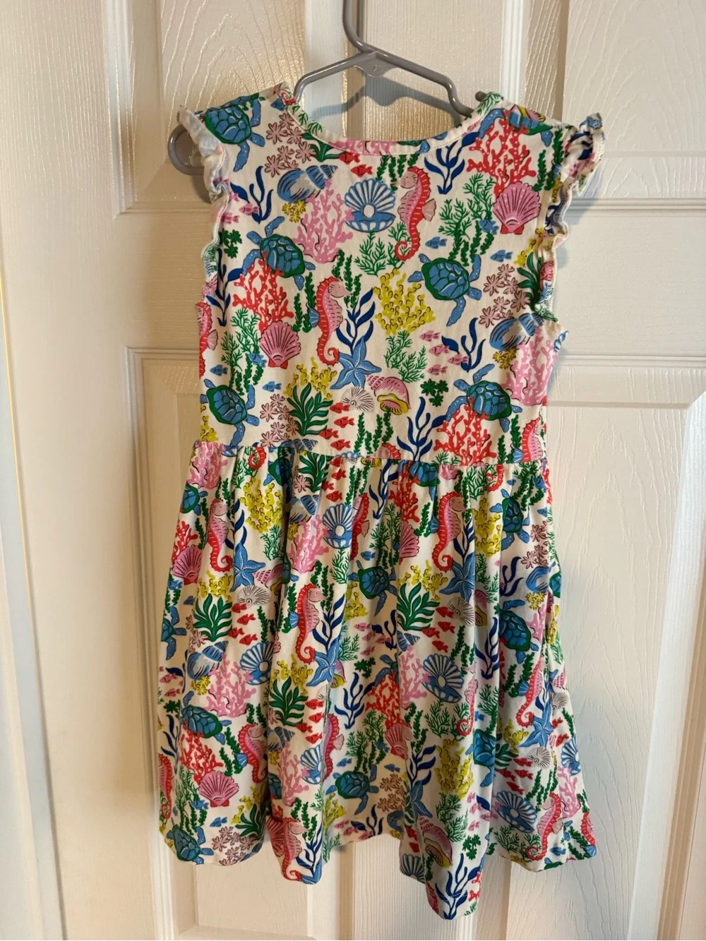 Mini Boden Multicolor Sea Life Floral Dress